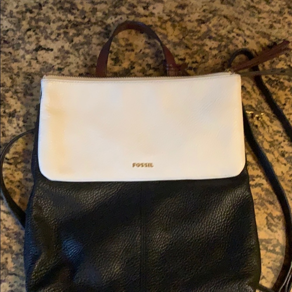 Fossil convertible backpack crossbody bag